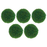 5Pcs Artificial Plant Realistic Faux Topiary For Model Landscaping Green Plant