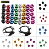5pc MTB Road Bike Chainring Bolts Single/Double Speed 6.5/8.5mm Screws Aluminum Roses