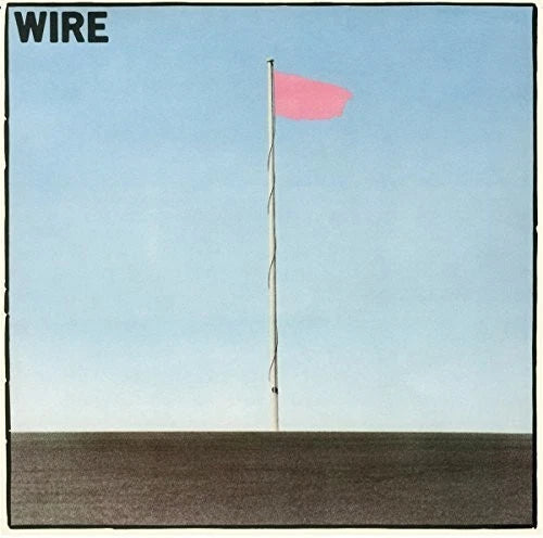 Vinyl LP record sleeve showing 'WIRE' and a pink flag