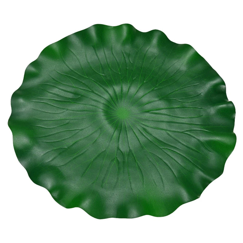 1-Pack Artificial Floating Foam Water Lily Pad Leaves, 16inch/40cm [Green] Green Plant