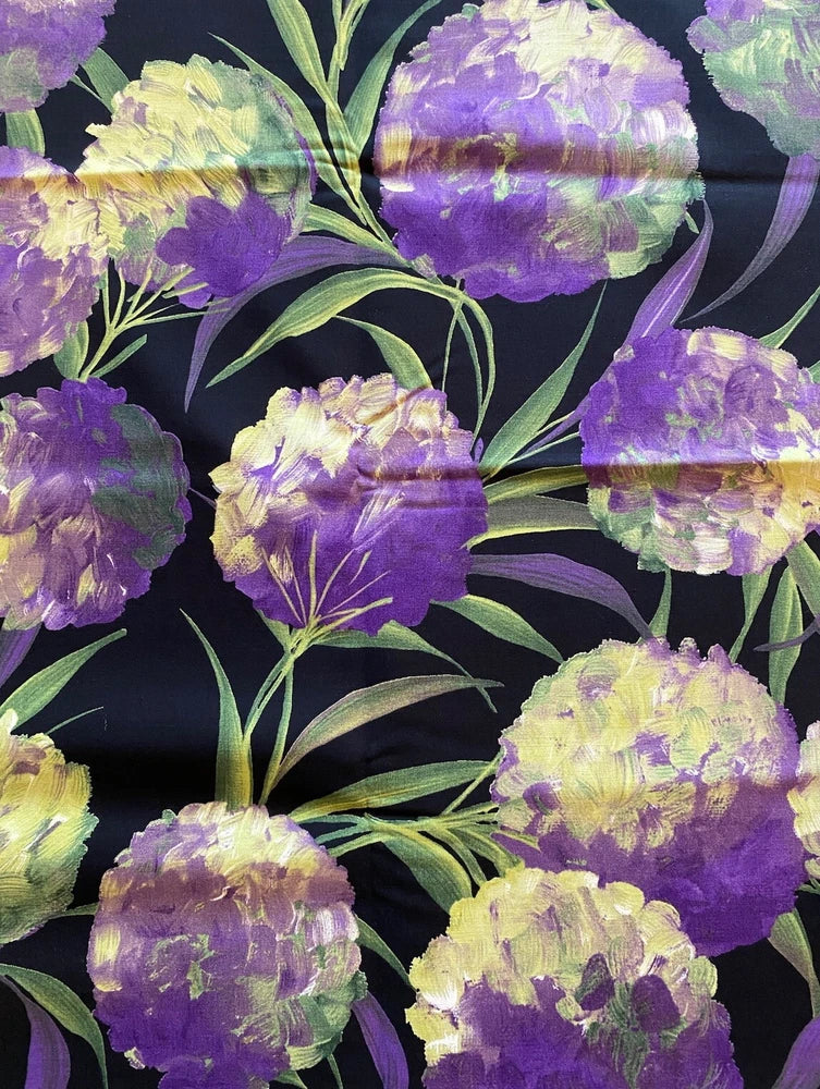 Glorious Garden By Donna Dewberry For Free Spirit Fabric Hydrangea BTY 44Ó W Hydrangea