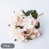 32cm Artificial Hydrangea Flower Branch Ornament Flowers Home Wedding Decor NEW Hydrangea