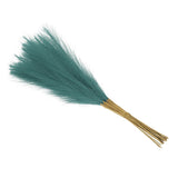 Faux Pampas Grass Fake Pampas Grass Decor, 21"/55cm / Light Blue / 15 Pcs Pampas Grass