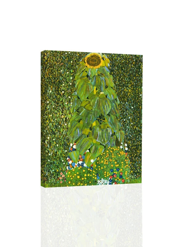 The Sunflower-Klimt - - GICLEE ART PRINT 12 x 16 Many Sizes Sunflower