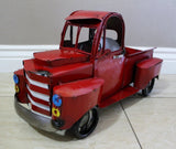 20" FARM RED PICKUP TRUCK METAL ART FIGURINE GARDEN WESTERN HOME DECOR #EH12530 Sunflower