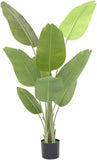 Colourtree Artificial Bird of Paradise Plant, Feaux Plants in Pot Green Plant