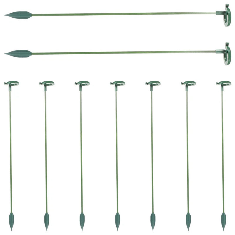 10 Pcs Flower Stakes and Supports Orchid Pot Holder Garden Plastic Holders Garden Plants
