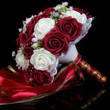 Wedding Bouquet Bridal Bridesmaid Flower Artificial Flower Rose Bouquet Bouquet