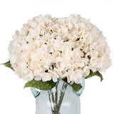 5 pcs of Bouquets Artificial Fake Flowers Plants Silk Hydrangea Arrangements Hydrangea