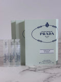 3 x Prada Les Infusions De Iris Eau de Parfum EDP Spray Sample 1.2 ml each EDP
