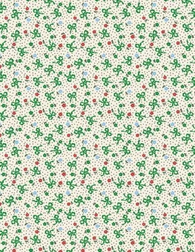 Wilmington Prints Flowers & Bows 100% Cotton Quilting Cotton Fabric 44" Flowering Plants