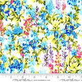 Moda Fabrics The "WILDFLOWERS VI 33772 11 "CLOUD" BTY Flowering Plants
