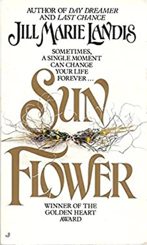 Paperback book cover with sunflower illustration and Sun Flower title