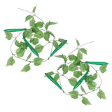 2 Pcs Simulated Cucumber Vine Decoration Artificial Hanging Plants Green Plant
