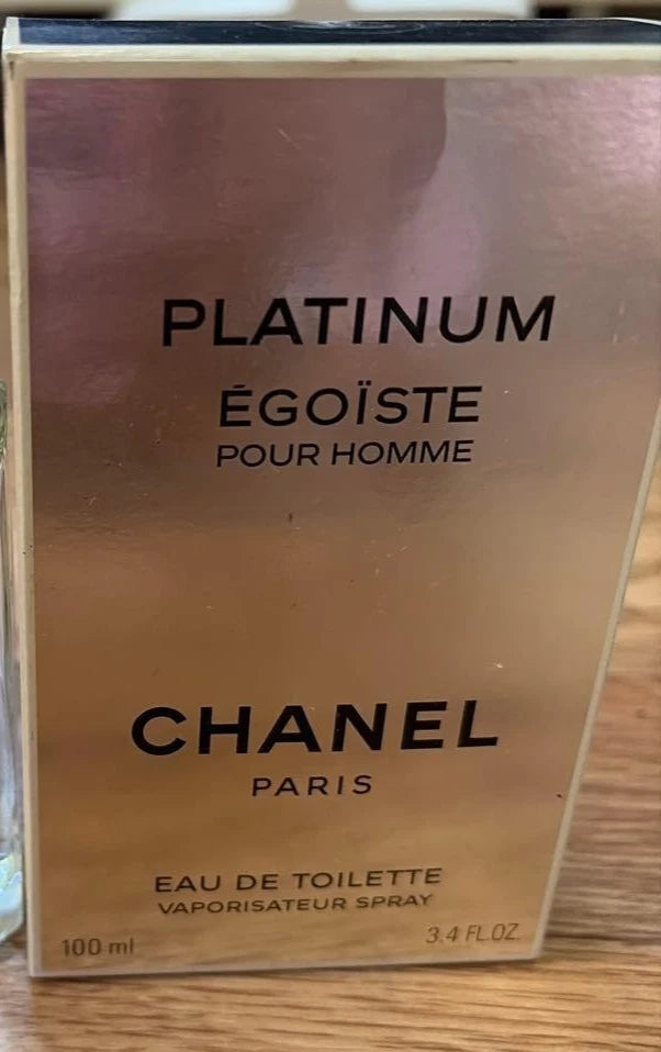 CHANEL PLATINUM ƒGOìSTE POUR HOMME spray 100ml perfume fragrance with Box EDT