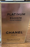 CHANEL PLATINUM ƒGOìSTE POUR HOMME spray 100ml perfume fragrance with Box EDT