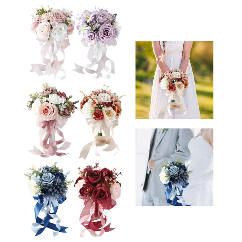 Bridal Bouquet Bridesmaid Flower Flower Arrangements Romantic Decor Toss Bouquet Bouquet