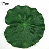 Lotus Leaf Water Lily PU And Foam Plant Pool Anniversary Artificial Fake Green Plant