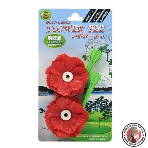 NEW (LITE) Golf Tee T-501 flower Tee blister pack Carnation B Carnation