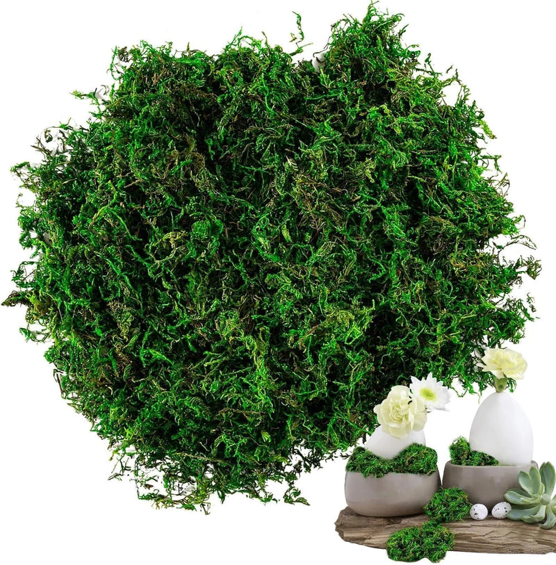 Faux Moss for Potted Plants - Artificial Moss for Crafts Fake Moss Decor Green F Green Plant