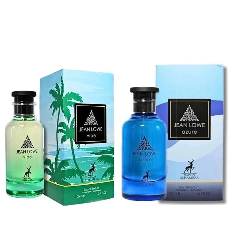 Maison Alhambra Jean Lowe Vibe and Azure 3.4 oz / 100 ml EDP Unisex Spray (Comb EDP