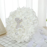 Wedding Bridal Bouquet Bridal Hand Flower Artificial Rose Flowers Supplies Boho Bouquet