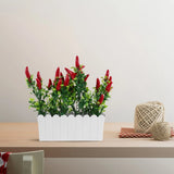 Simulated Pepper Fruit Potted Plant Artificial Red Chilis Restaurant Ornament Green Plant