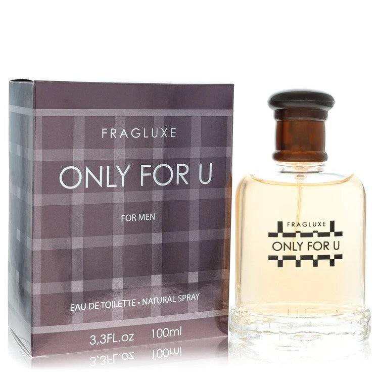 Fragluxe Only For U by Fragluxe Eau De Toilette Spray 3.3 oz For Men Brand New EDT