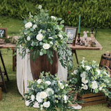 Simulated landscape flower wedding  commercial party venue layout aisle flower Green Plant