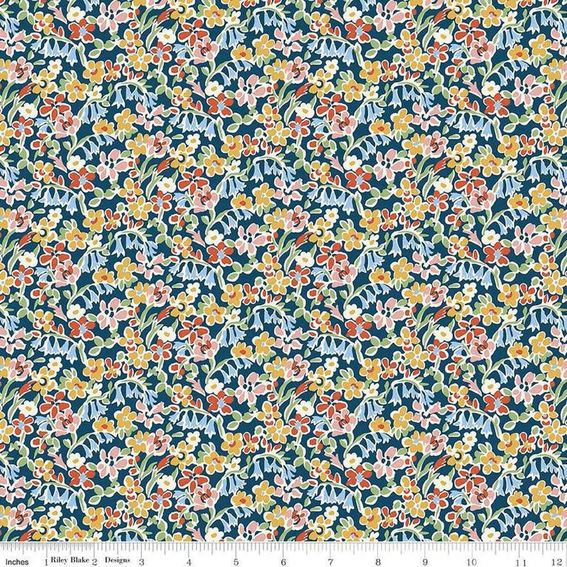 Liberty London Bouquet Regent Meadow C - Liberty of London for Riley Blake - Fab Bouquet