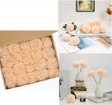 Set of 20 Artificial Hydrangea Flowers w/Stems DIY Bouquet for Any Occasion Hydrangea