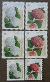 CANADA	#2897-2900 & 2899i-2900i used 2016 hydrangeas set with perf varieties Hydrangea