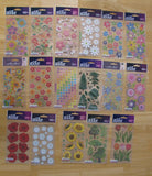 Sticko Scrapbooking Stickers FLOWERS & TREES U PICK NOS Sunflower