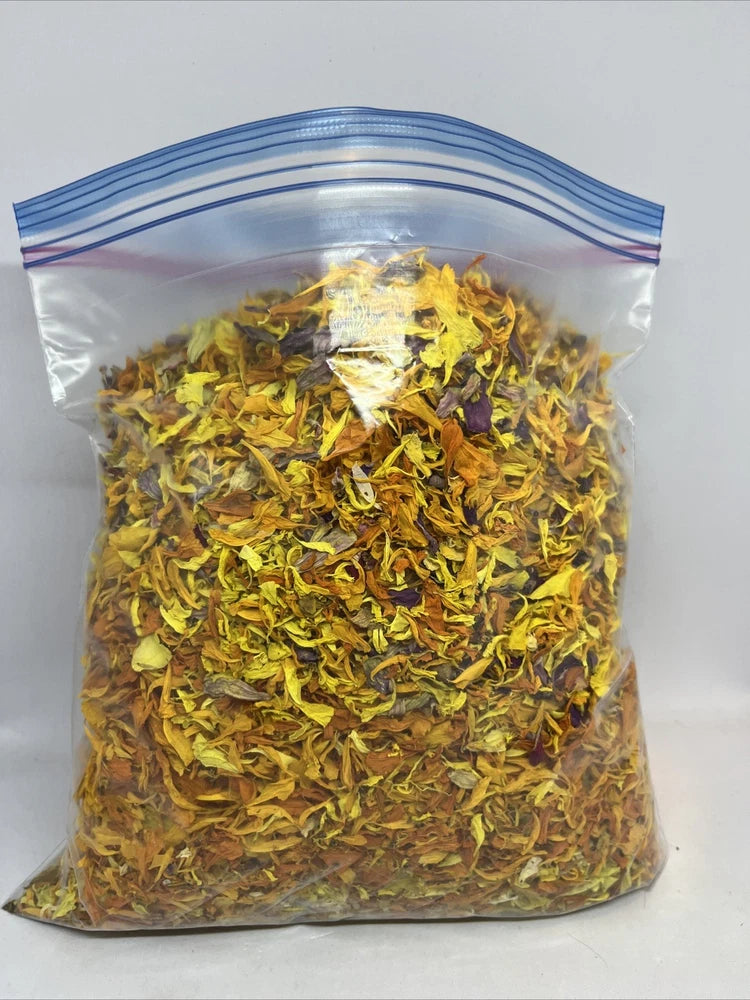 Gallon Bag Natural Sun Dried Organically Grown Flower Petals 4 crafting confetti Dried Flower