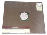 Recollections Brown 12 x 12 Scrapbook Album w/ Hydrangea Flower on Cover * NEW Hydrangea