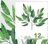 28" Artificial Mango Sprays (Pack of 24) Silk Plants Decor Wedding Green Plant