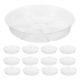 15 Pcs Flower Pot Tray Trays for Plants Flowerpot Plate Water Catcher Garden Plants
