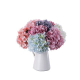 Realistic Hydrangea Artificial Flowers Cloth Material for Wedding Photography Hydrangea