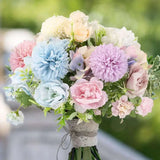 1-4 Bouquet Silk Peony Artificial Hydrangea Flowers Party Wedding Home Decor new Hydrangea