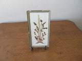 Vintage 1972 West German Dried Flower Framed Art, Beautiful Decor! Dried Flower