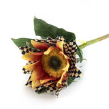 MacKENZIE CHILDS COURTLY ORANGE SUNFLOWER STEM PICK BNWT Sunflower