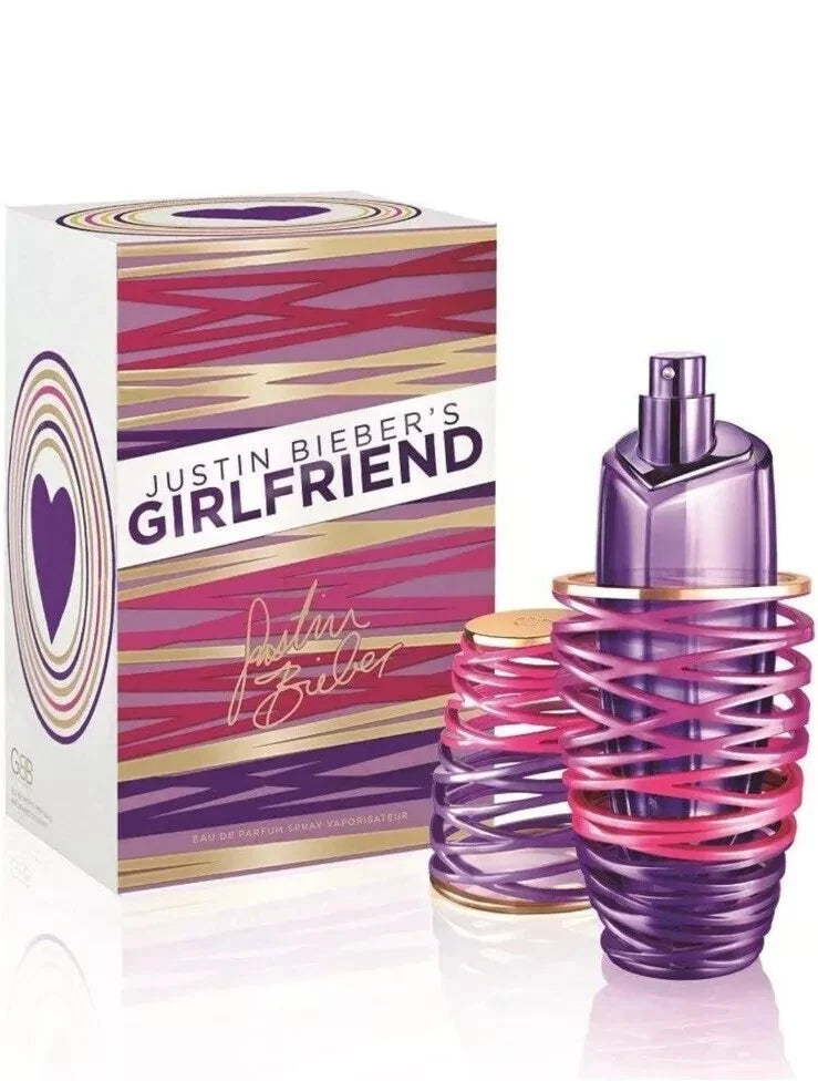 JUSTIN BIEBER "GIRLFRIEND" eau de parfum PERFUME SPRAY EDP 1.7 OZ NEW Sealed EDP