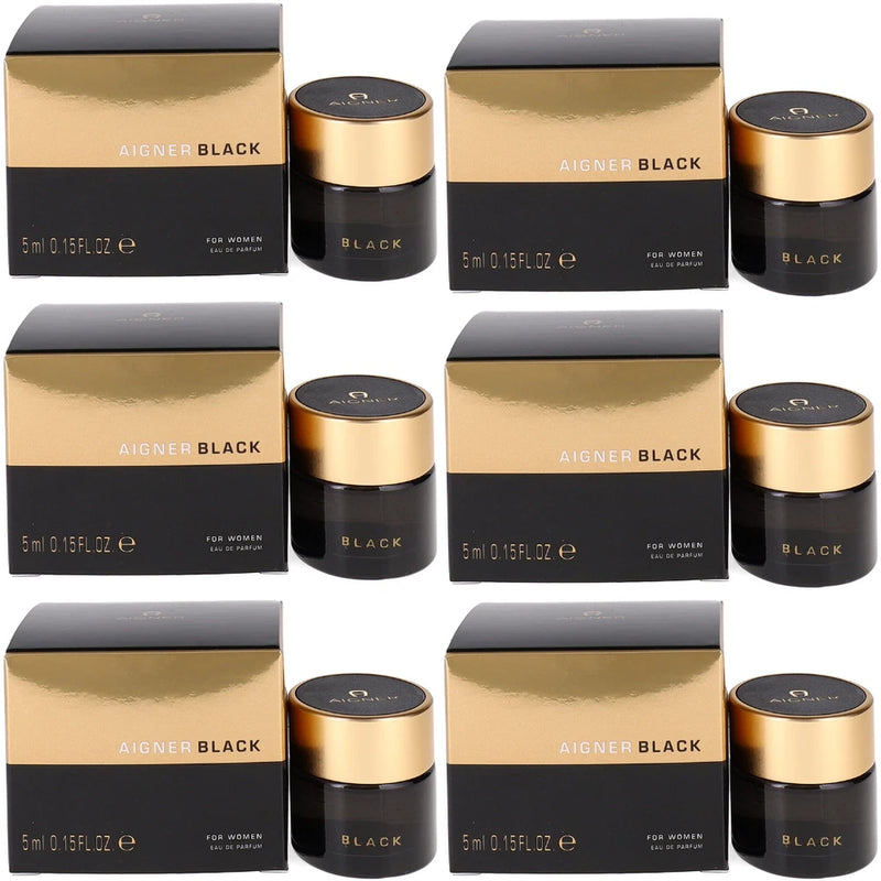Black by Etienne Aigner for Women Combo Pack: Miniature EDP (6x0.15oz) New EDP
