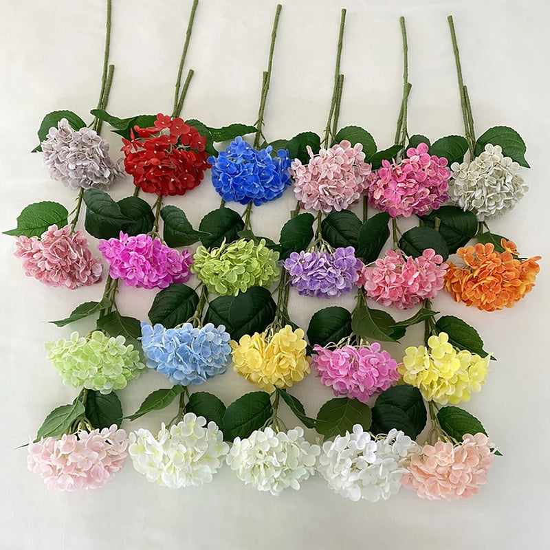 4pcs 72 Heads Artificial Hydrangea Home Table Centerpieces Wedding Party Decor Hydrangea