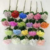 4pcs 72 Heads Artificial Hydrangea Home Table Centerpieces Wedding Party Decor Hydrangea