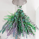 65 Pcs Mix Dried Eucalyptus Stems & Lavender Bundle for Shower 17" Natural Re... Green Plant