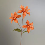 Artificial Small Lily Flowers Simulation 3 Piece Set for Wedding Decor Lily