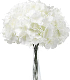 5 Pcs Hydrangea Artificial Flowers with Detachable Stems Full Silk Hydrangeas Hydrangea