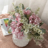 Artificial Hydrangea Flower Bouquet Floral Arrangement Home Decorations Hydrangea