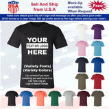 Personalized Custom T-Shirt Print Your Logo Photo Custom Made Shirt Roses